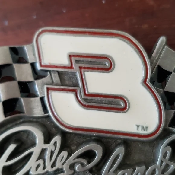 Vintage 1997 Dale Earnhardt Pewter Belt Buckle - Picture 9 of 13